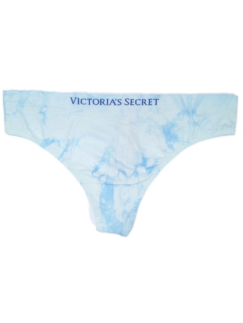 Victoria's Secret Seamless Thong Medium New Women Tie Dye Panty VS logo stretchy